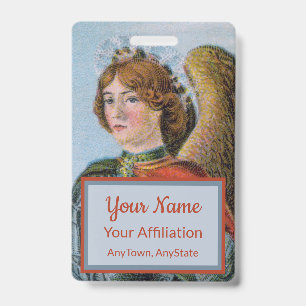 St. Michael the Archangel (detail; M 017) ID Badge