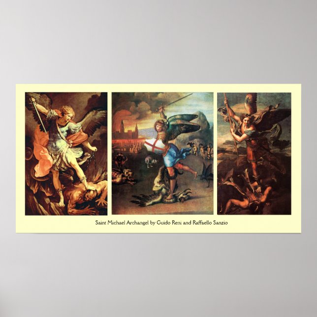 St MICHAEL THE ARCHANGEL FINE ART COLLECTION Poster (Front)