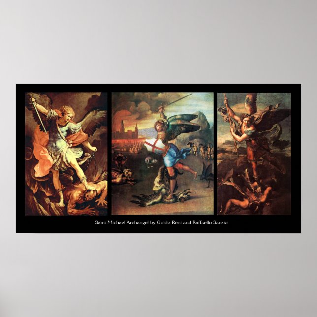 St MICHAEL THE ARCHANGEL FINE ART COLLECTION Poster (Front)