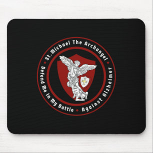 St. Michael the Archangel help me against Alzheime Mouse Pad