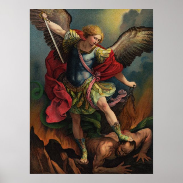 St. Michael the Archangel Large Poster (Front)
