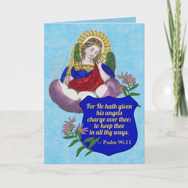 St. Michael the Archangel (M 009) Blank Greeting Card (Front)