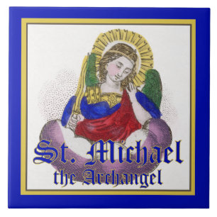 St. Michael the Archangel (M 009) Ceramic Tile