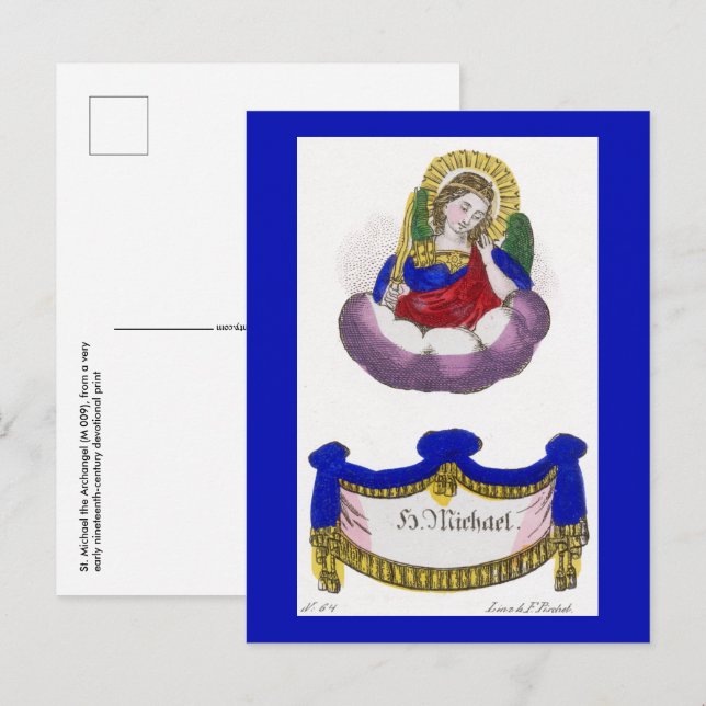 St. Michael the Archangel (M 009) Postcard (Front/Back)
