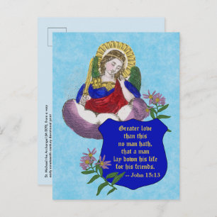 St. Michael the Archangel (M 009)  Postcard