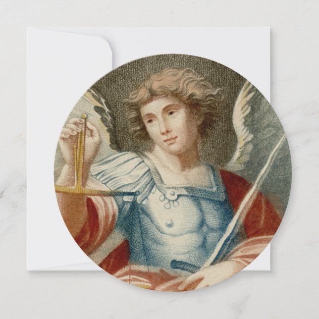 St. Michael the Archangel (M 010) Greeting Card (Front)