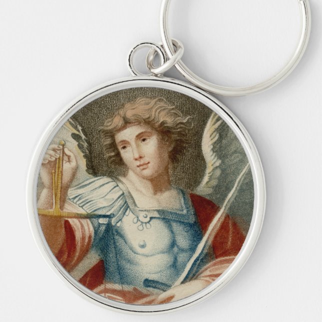 St. Michael the Archangel (M 010) Key Ring (Front)
