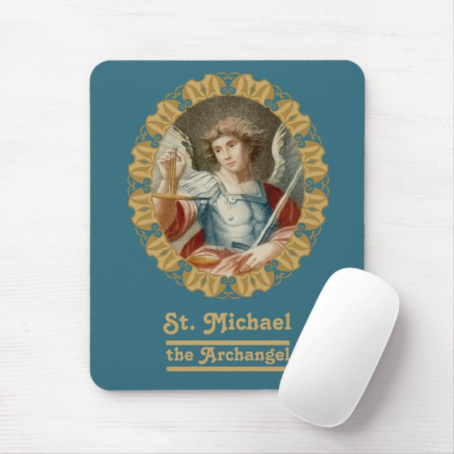 St. Michael the Archangel (M 010) Mouse Pad (With Mouse)