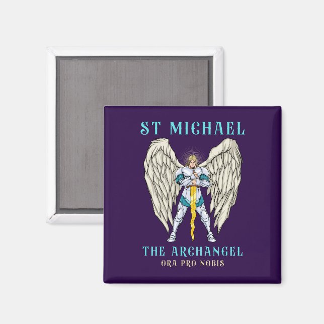 St Michael the Archangel Magnet Catholic Prayer (Front/Back)