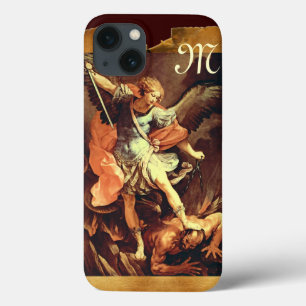 St. Michael the Archangel Monogram iPhone 13 Case
