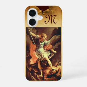 St. Michael the Archangel Monogram iPhone 16 Case
