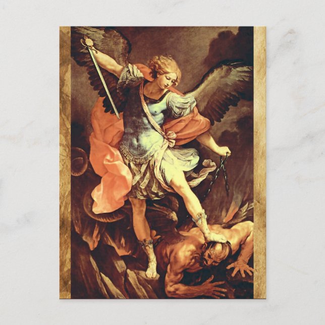 St. Michael the Archangel Prayer Card (Front)
