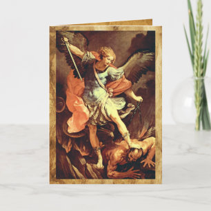 St. Michael the Archangel Prayer Card