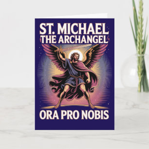 St Michael the Archangel Prayer Catholic  Card