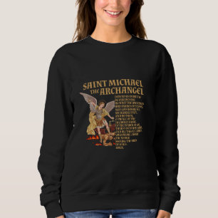 St Michael The Archangel Prayer Sweatshirt