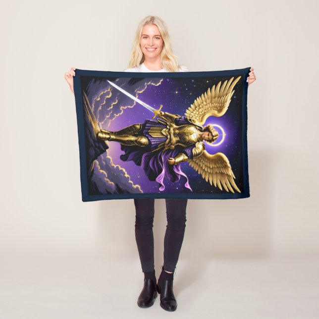 St Michael the Archangel Roman Catholic Fleece Blanket (In Situ)