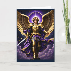 St Michael the Archangel Roman Catholic Holiday Card