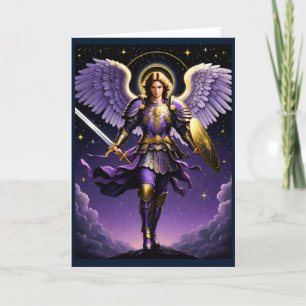 St Michael the Archangel Roman Catholic Holiday Card