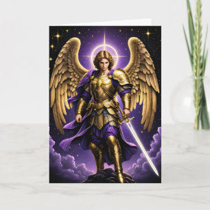 St Michael the Archangel Roman Catholic Holiday Card