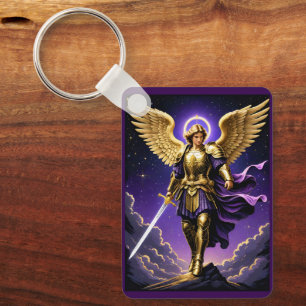 St Michael the Archangel Roman Catholic Key Ring