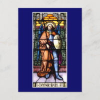 St. Michael The Archangel Stained Glass Window