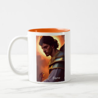St. Michael The Archangel Two-Tone Coffee Mug
