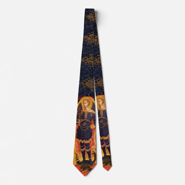 St. Michael the Archangel with Dragon, Ruby Tie (Front)
