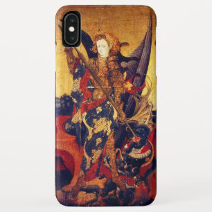 St. Michael Vanquishing Devil as Mediaeval Knight iPhone XS Max Case