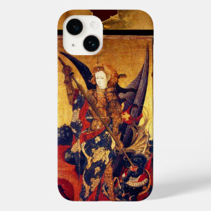 St. Michael Vanquishing Devil as Mediaeval Knight Case-Mate iPhone 14 Case