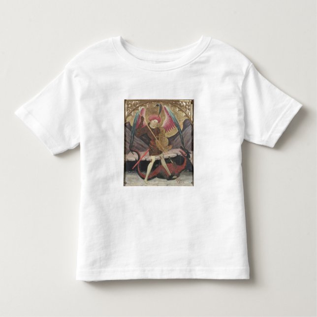 St Michael Vanquishing Evil, c.1480 (tempera on pa Toddler T-Shirt (Front)