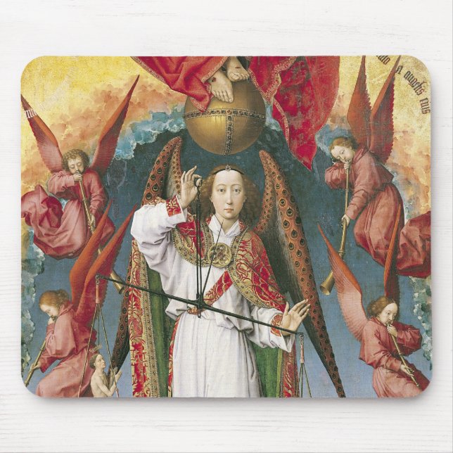 St. Michael Weighing the Souls Mouse Pad (Front)