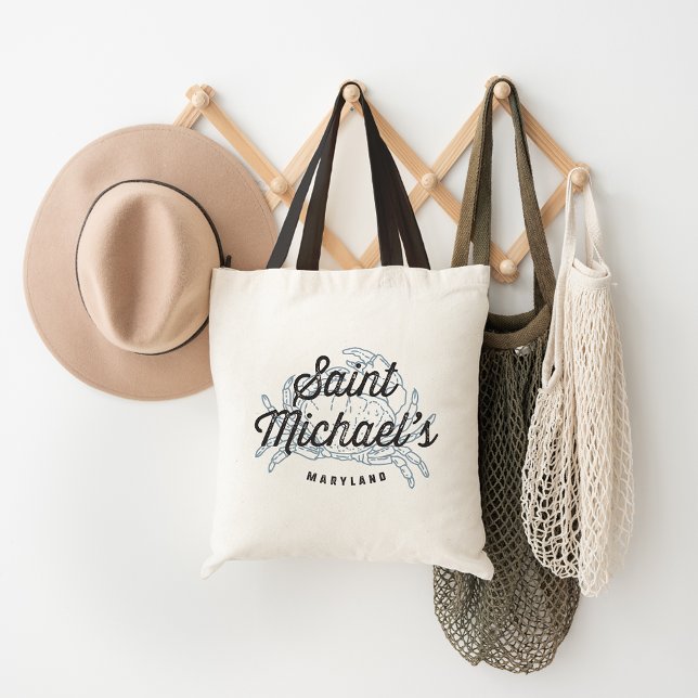 St. Michael's Maryland Vintage Logo Tote Bag (Creator Uploaded)