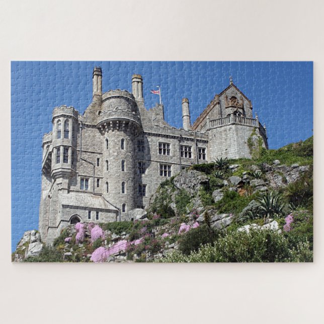 St Michael's Mount Castle, England, UK Jigsaw Puzzle (Horizontal)