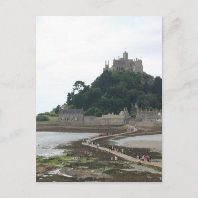 ST MICHAELS MOUNT CORNWALL POSTCARD (Front)