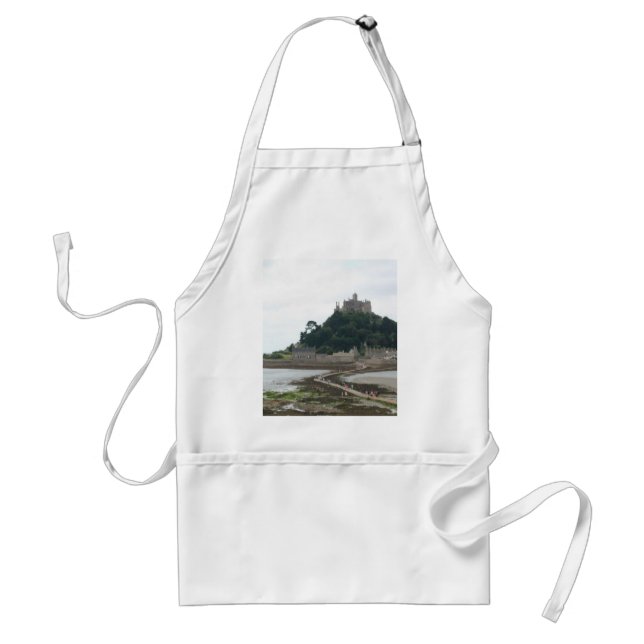 ST MICHAELS MOUNT CORNWALL STANDARD APRON (Front)