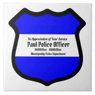 St. Michael's Shield (Style 2) Ceramic Tile