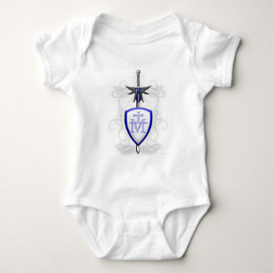 St. Michael's Sword Baby Bodysuit