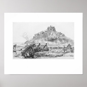 St. Michael's Train Cornwall Eleanor Hughes Print 