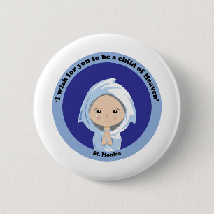 St. Monica 6 Cm Round Badge
