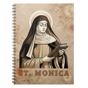 St. Monica Catholic Saint Patron of Mothers Notebook