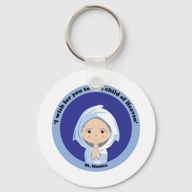 St. Monica Key Ring (Front)