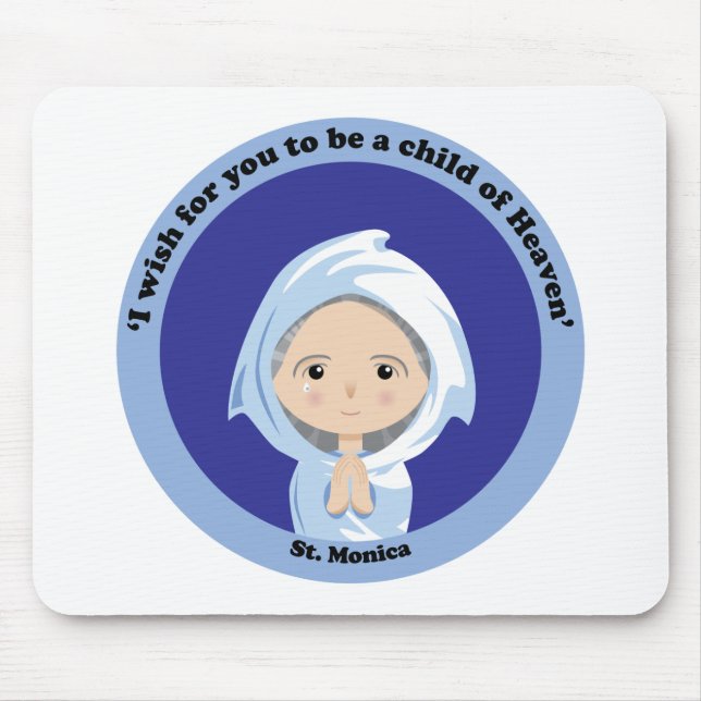 St. Monica Mouse Pad (Front)