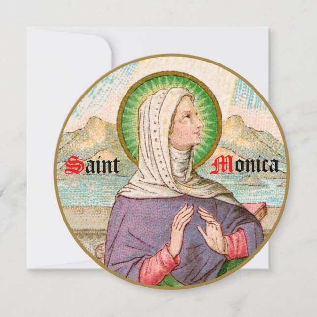 St. Monica of Tagaste (SAU 047; detail) (Front)