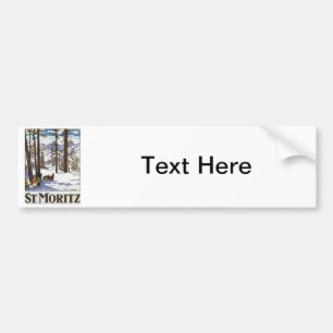 St.Moritz Bumper Sticker
