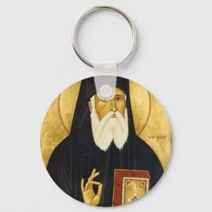 St. Nektarios Icon Key Ring