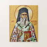 St. Nektarios of Aegina Jigsaw Puzzle<br><div class="desc">Nectarios of Aegina,  Metropolitan of Pentapolis and Wonderworker of Aegina,  was a 19th century / 20th century saint,  one of the most renowned Greek saints,  venerated both in the Eastern Orthodox Church and the Eastern Catholic Church.</div>