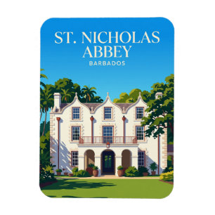 St. Nicholas Abbey Barbados Magnet
