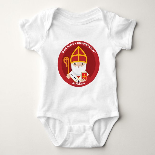 St. Nicholas Baby Bodysuit (Front)