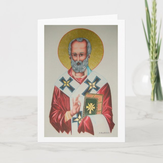 St Nicholas Christmas Card (Front)