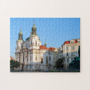 St. Nicholas Church in the old town of Prague Jigsaw Puzzle
